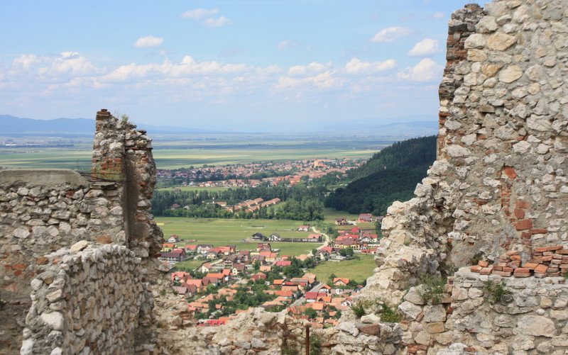 View from Rasnov fortress