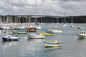 View of the marina at Sainte Marine