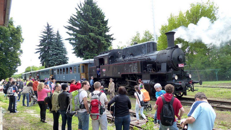 Steam Train drew quite a crowd