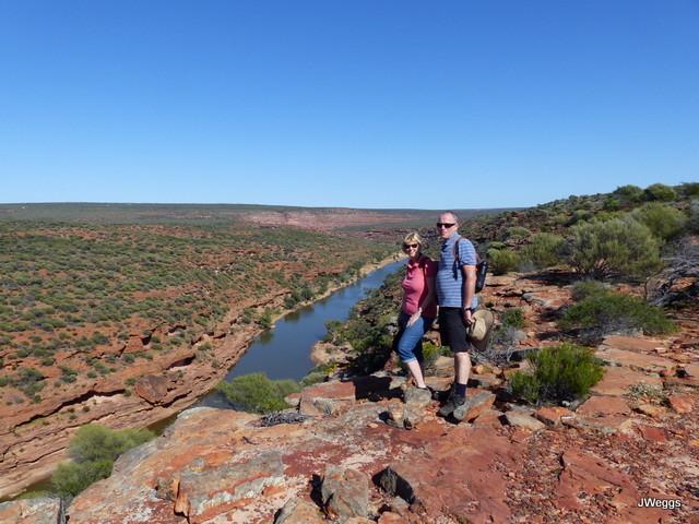 Super views of Murchison River on the Loop Walk.