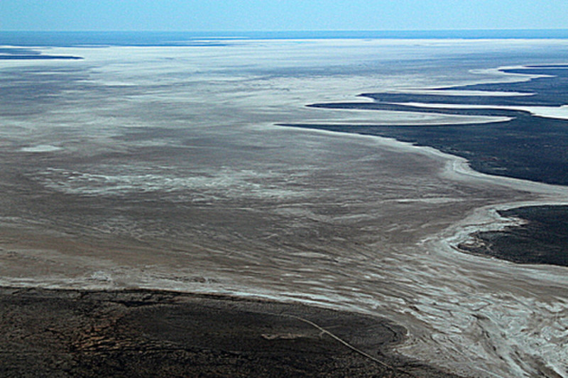 Lake Eyre from the sky