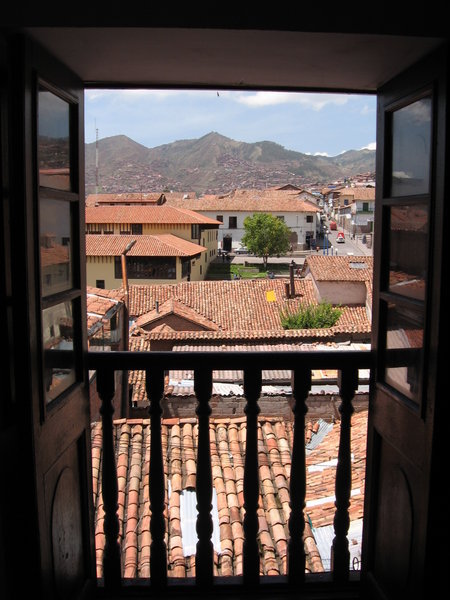 Una habitación con vistas al Cuzco