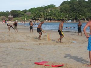 Cricket en la playa