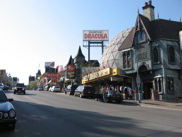 The Main Street in Niagara Falls