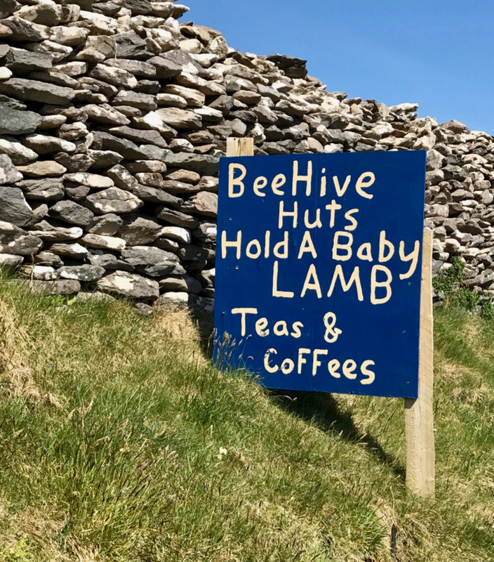 a road sign in Dingle Peninsula... 