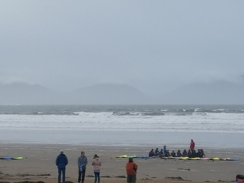Surfers Class at Inch beach