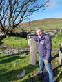 Collum shows us Sundials and Alphabets Stones in the historic sites of Ballyferriter, Dingle, Ireland