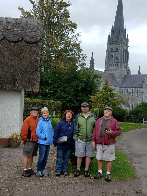 Walking tour of Killarney, heading to the cathedral