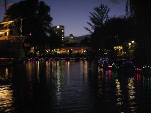 Tivoli Gardens at night