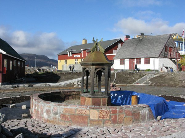 Greenlandâs oldest fountain being refurbished