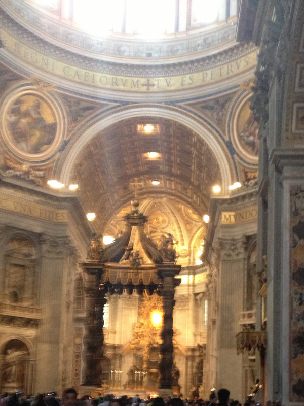 Inside St. Peter's 