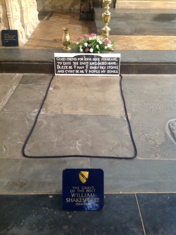Shakespeare&#39;s grave