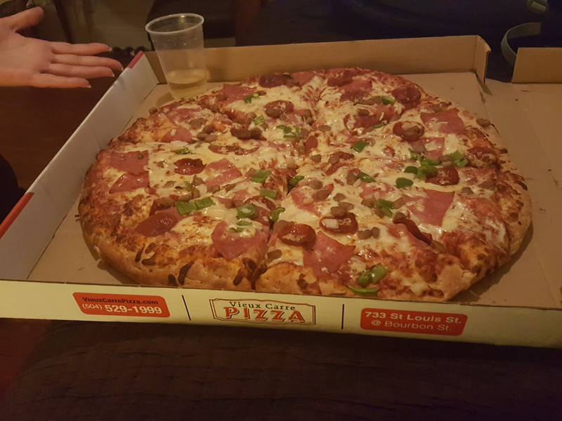 The biggest pizza known to man