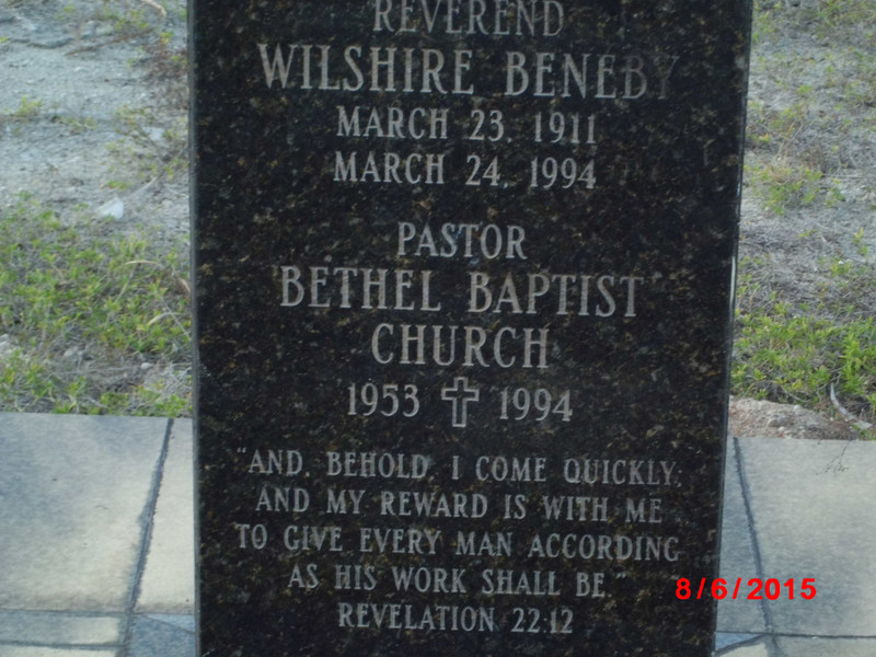 Wilshire Beneby's Monument