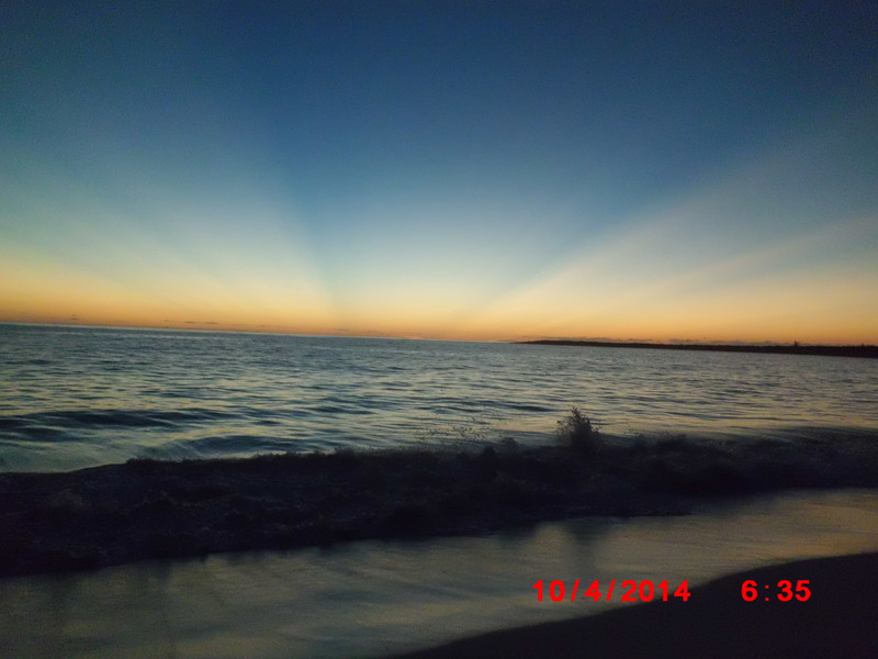 Sunrise off Double Bay Beach