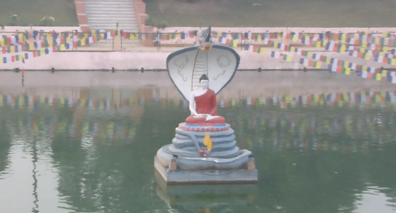 Buddha on Lake