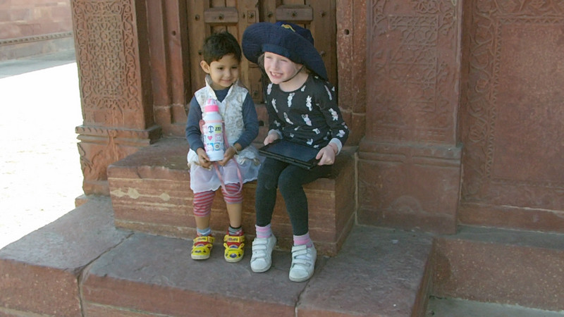 Esmee & Friend at Sikri