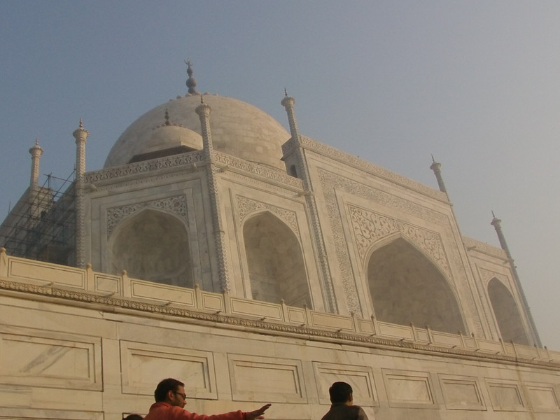 Near Taj - with Scaffolding