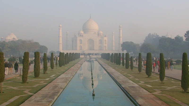 Taj with Reflection