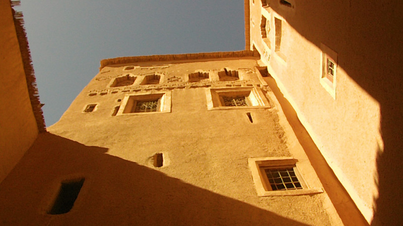 Kasbar - looking up in tiny square