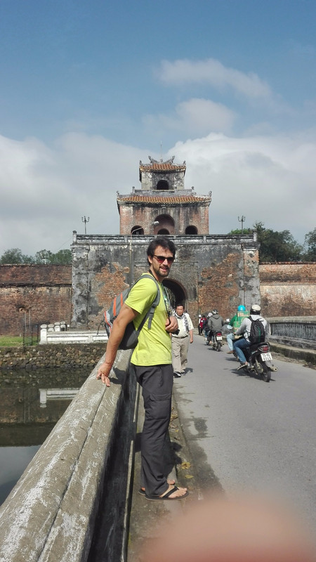 The entrance to Hue's imperial city, Vietnam