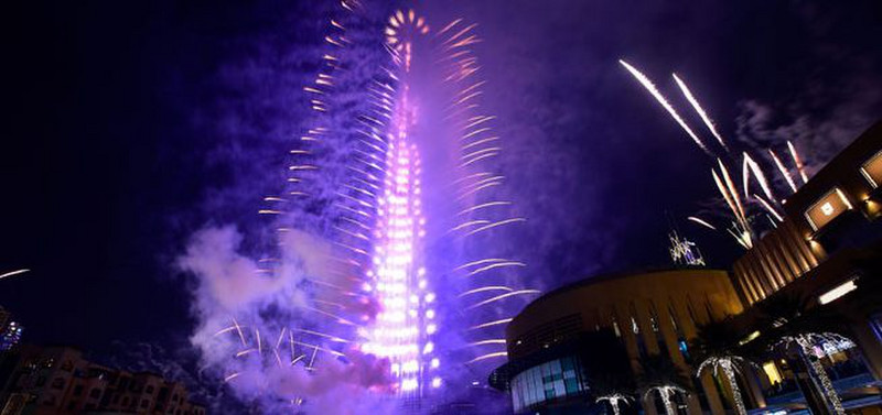 Burj Khalifa Fireworks