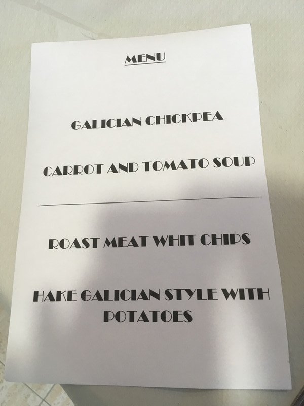 Spot the spelling mistake on tonight's menu.