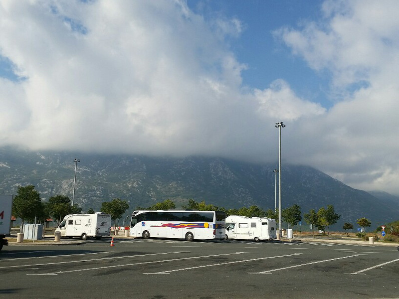 Bus at our rest stop