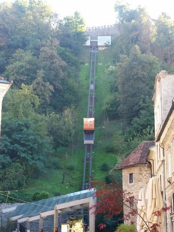 Funicular up to castle