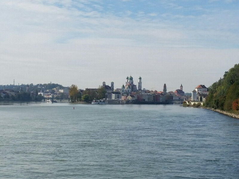 Cruising into Passau 