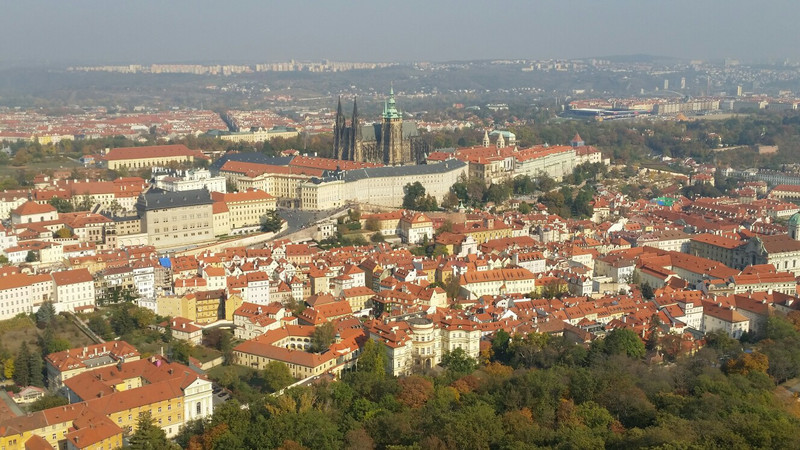 View from Petrin tower 