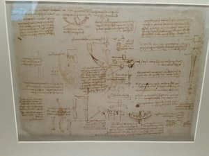 Leonardo's sketch