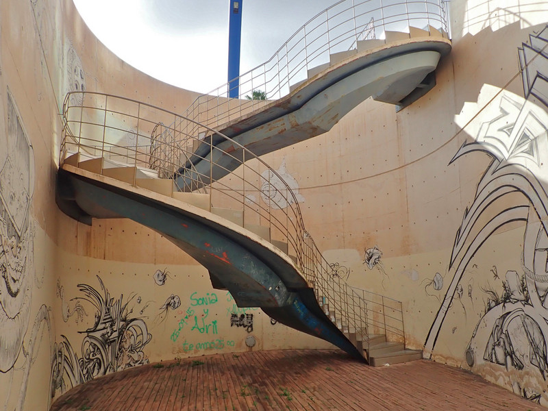 stairs & murals, Cartagena