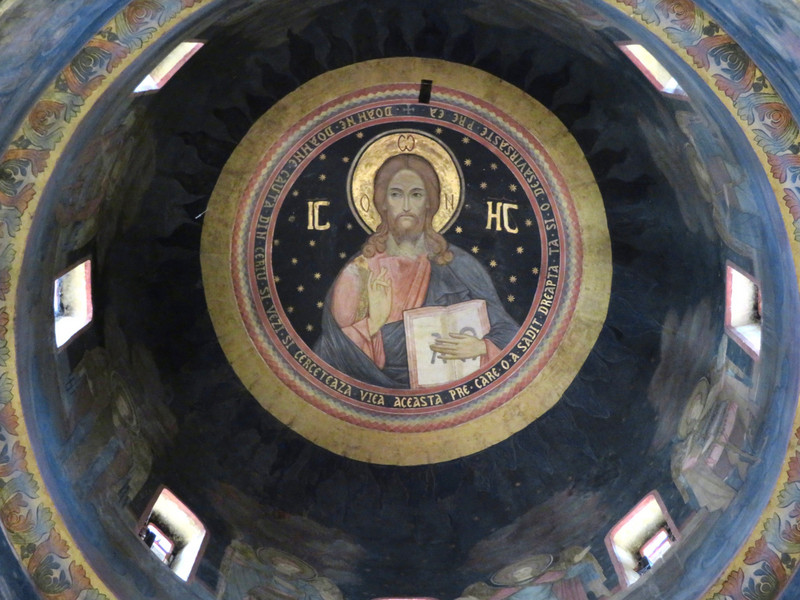 Stavropoleos Monastery Church ceiling dome, Bucharest