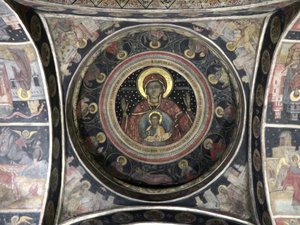 Stavropoleos Monastery Church ceiling, Bucharest