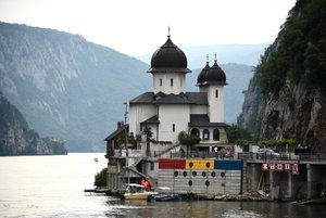 Orthodox church, Iron Gates, along the Danube