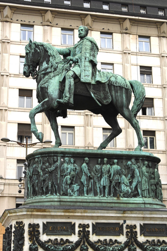 The Monument to Prince Mihailo, Belgrade, Serbia