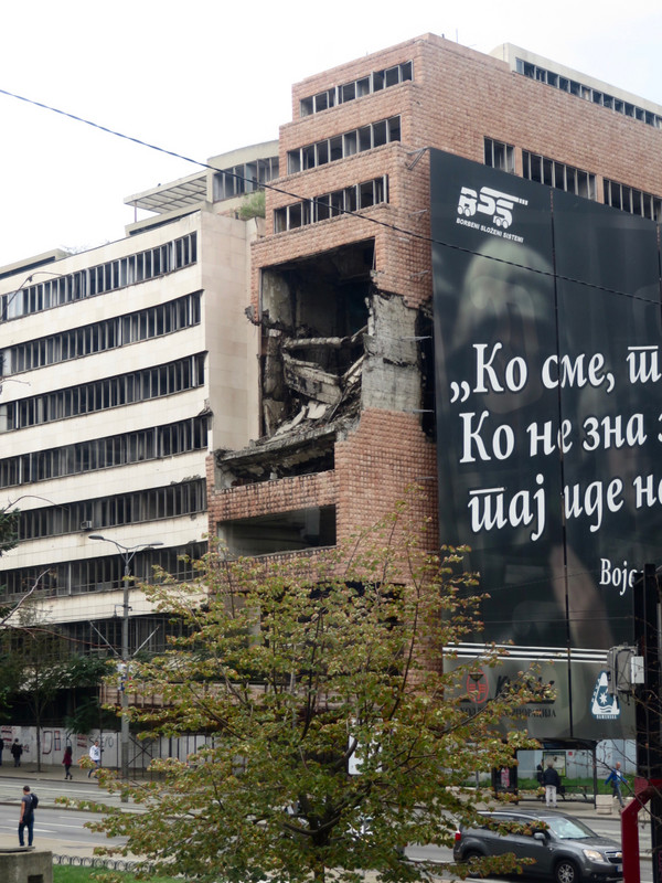 Belgrade, Serbia, war damage