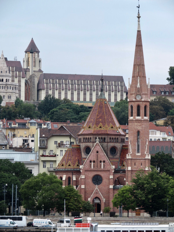 Dezso Szilagyi Square Presbyterian Church and Hilton Budapest