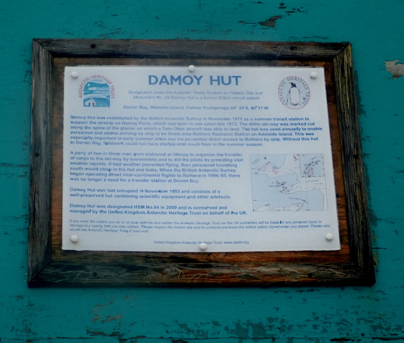 Damoy Hut, Wiencke Island