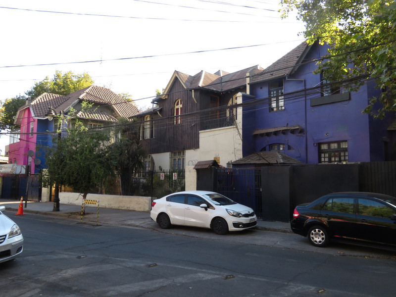 colorful Santiago houses