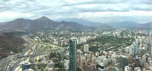 view from Sky Costanera, Providencia District, Santiago