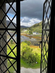 view from Eilean Donan Castle, Kyle, Scotland