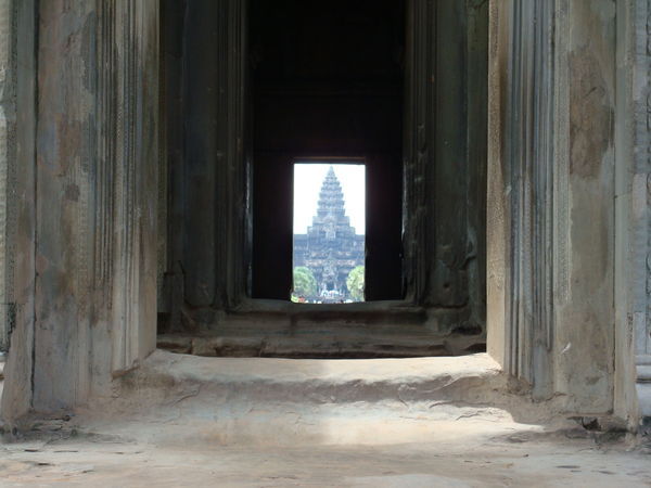 Approaching Angkor Wat