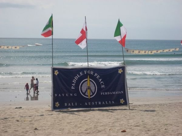 Paddle for peace that took place on the anniversary
