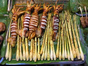 Food stall - squid