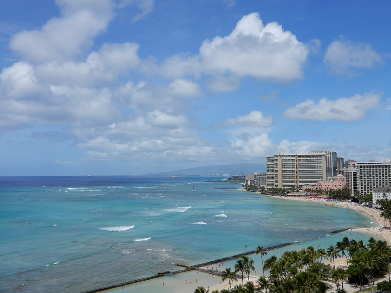 View from Honolulu balcony