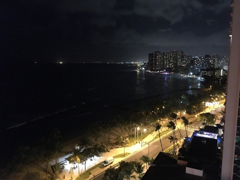 View from Honolulu balcony