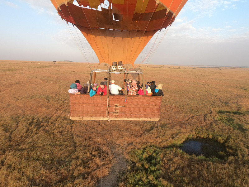 Kenya - Carolyn's hot air balloon ride