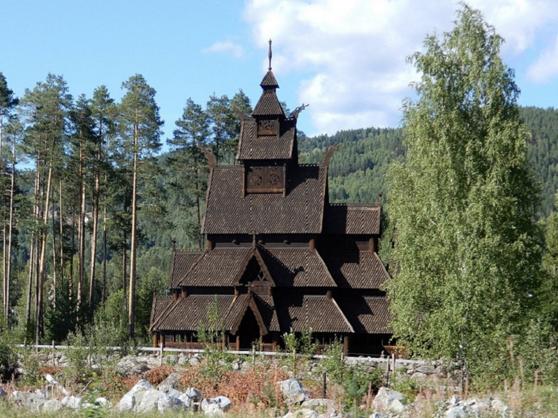 Stave church near Oslo